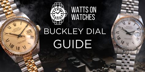 watts watches buckley dial.